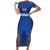Custom Indian Bengal Tiger Cricket Family Matching Short Sleeve Bodycon Dress and Hawaiian Shirt