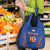 Custom Indian Bengal Tiger Cricket Grocery Bag