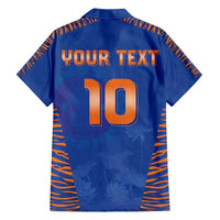 Custom Indian Bengal Tiger Cricket Hawaiian Shirt