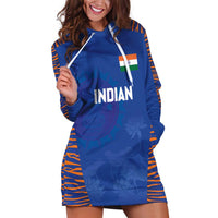 Custom Indian Bengal Tiger Cricket Hoodie Dress