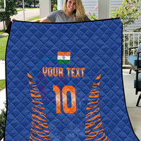 Custom Indian Bengal Tiger Cricket Quilt