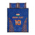 Custom Indian Bengal Tiger Cricket Quilt Bed Set