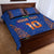 Custom Indian Bengal Tiger Cricket Quilt Bed Set