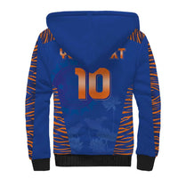 Custom Indian Bengal Tiger Cricket Sherpa Hoodie