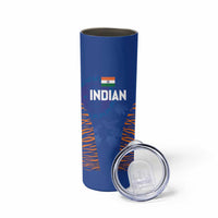 Custom Indian Bengal Tiger Cricket Skinny Tumbler