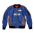 Custom Indian Bengal Tiger Cricket Sleeve Zip Bomber Jacket