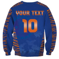 Custom Indian Bengal Tiger Cricket Sweatshirt