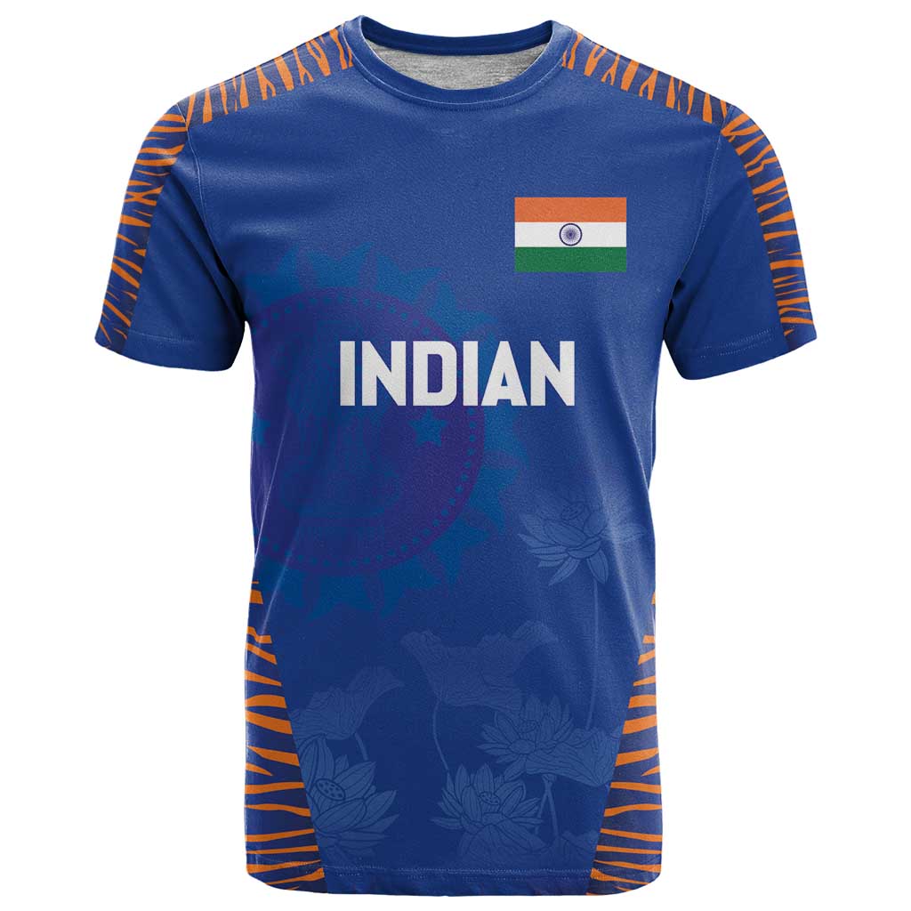 Custom Indian Bengal Tiger Cricket T Shirt