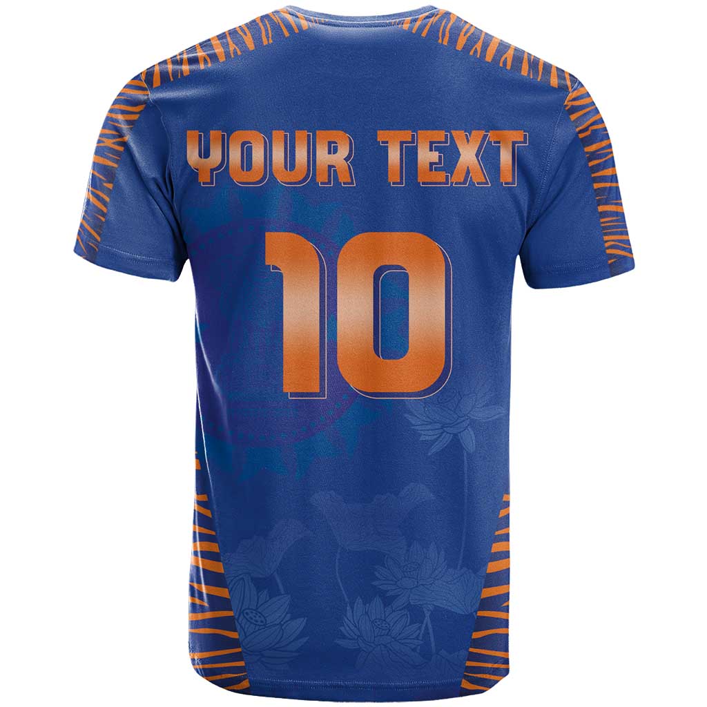 Custom Indian Bengal Tiger Cricket T Shirt