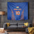 Custom Indian Bengal Tiger Cricket Tapestry