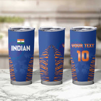 Custom Indian Bengal Tiger Cricket Tumbler Cup