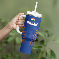 Custom Indian Bengal Tiger Cricket Tumbler With Handle