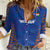 Custom Indian Bengal Tiger Cricket Women Casual Shirt