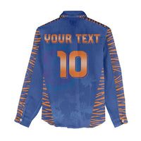 Custom Indian Bengal Tiger Cricket Women Casual Shirt