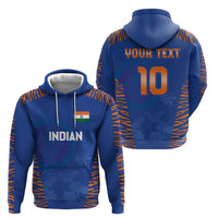 Custom Indian Bengal Tiger Cricket Zip Hoodie