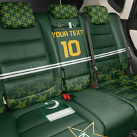 Custom Pakistan Men in Green Cricket-The Super Stars Back Car Seat Cover