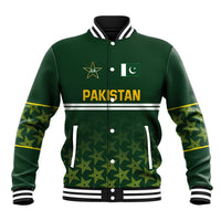 Custom Pakistan Men in Green Cricket-The Super Stars Baseball Jacket