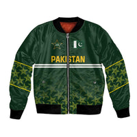 Custom Pakistan Men in Green Cricket-The Super Stars Bomber Jacket