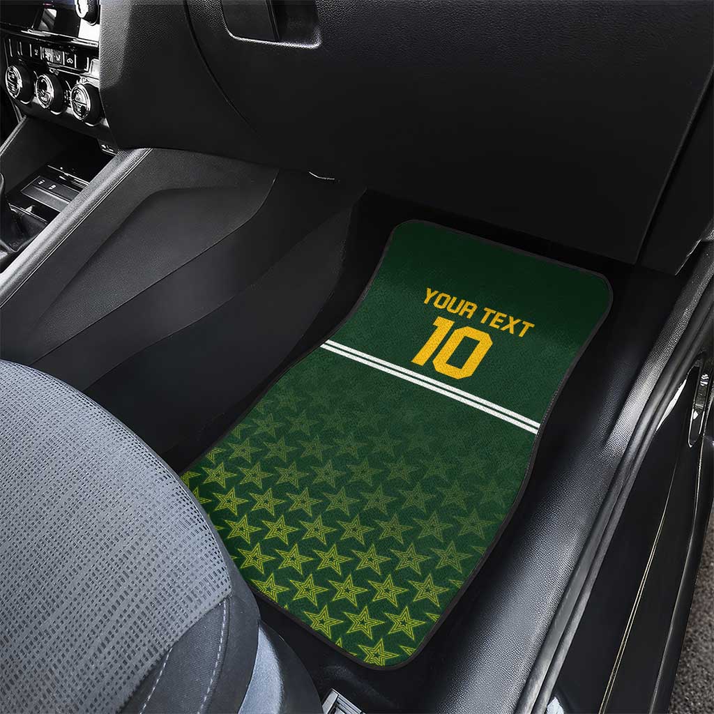Custom Pakistan Men in Green Cricket-The Super Stars Car Mats
