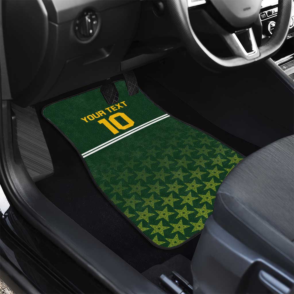 Custom Pakistan Men in Green Cricket-The Super Stars Car Mats