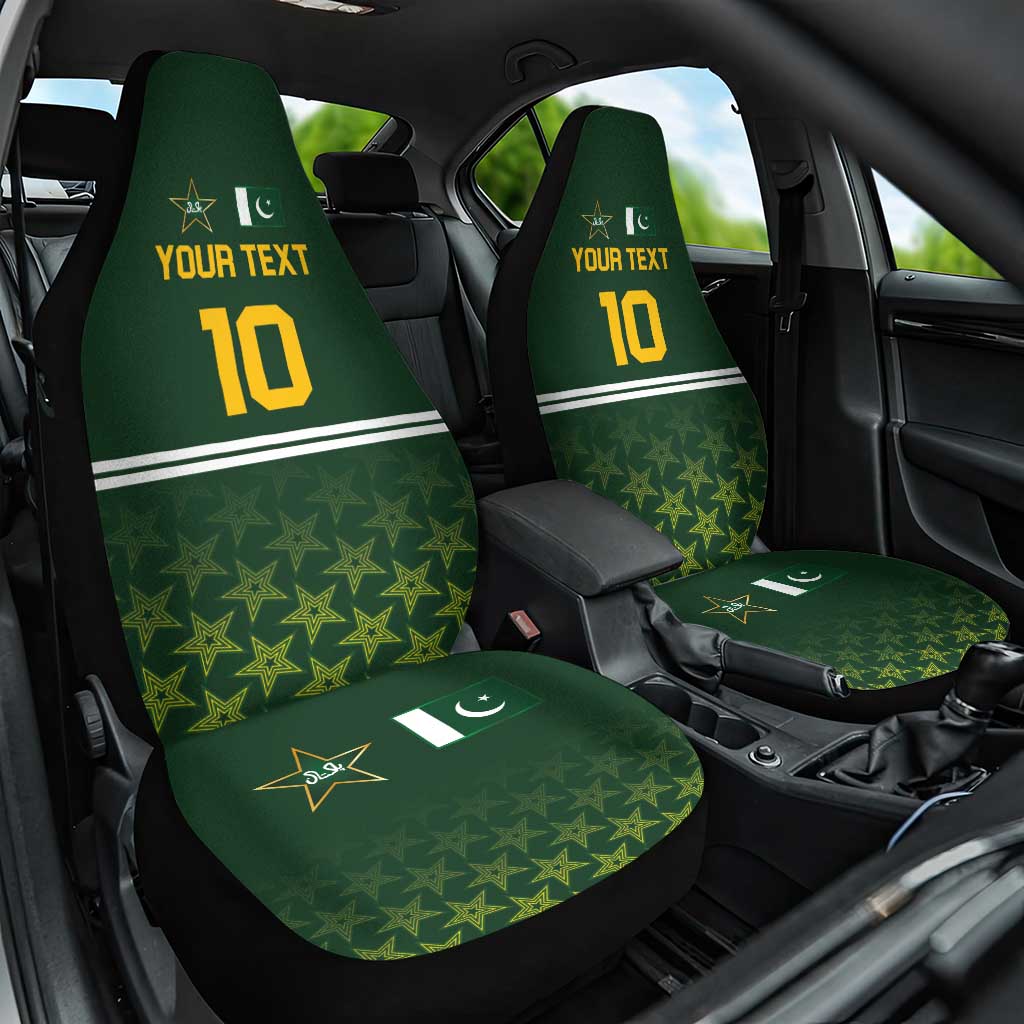 Custom Pakistan Men in Green Cricket-The Super Stars Car Seat Cover