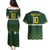 Custom Pakistan Men in Green Cricket-The Super Stars Couples Matching Puletasi and Hawaiian Shirt