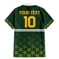 Custom Pakistan Men in Green Cricket-The Super Stars Family Matching Mermaid Dress and Hawaiian Shirt