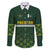 Custom Pakistan Men in Green Cricket-The Super Stars Family Matching Off Shoulder Short Dress and Hawaiian Shirt