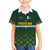 Custom Pakistan Men in Green Cricket-The Super Stars Family Matching Off Shoulder Short Dress and Hawaiian Shirt