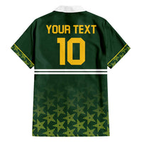 Custom Pakistan Men in Green Cricket-The Super Stars Family Matching Tank Maxi Dress and Hawaiian Shirt