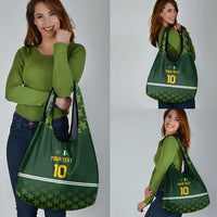 Custom Pakistan Men in Green Cricket-The Super Stars Grocery Bag