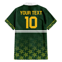 Custom Pakistan Men in Green Cricket-The Super Stars Hawaiian Shirt