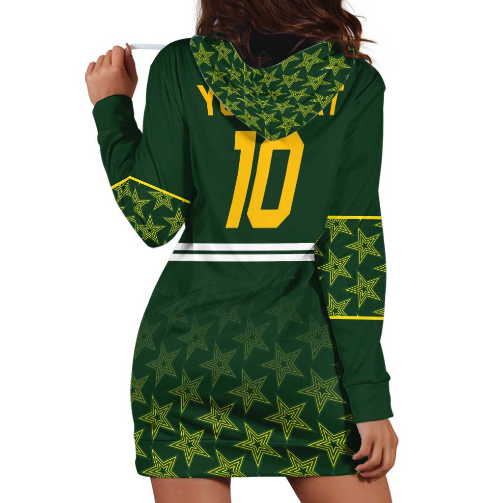 Custom Pakistan Men in Green Cricket-The Super Stars Hoodie Dress