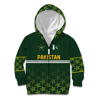 Custom Pakistan Men in Green Cricket-The Super Stars Kid Hoodie