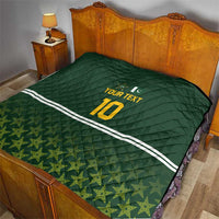 Custom Pakistan Men in Green Cricket-The Super Stars Quilt