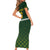 Custom Pakistan Men in Green Cricket-The Super Stars Short Sleeve Bodycon Dress