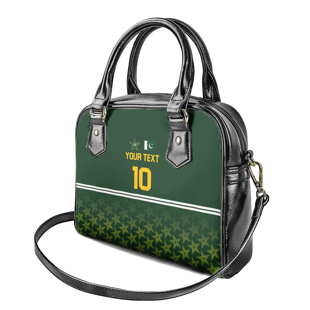 Custom Pakistan Men in Green Cricket-The Super Stars Shoulder Handbag