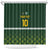 Custom Pakistan Men in Green Cricket-The Super Stars Shower Curtain