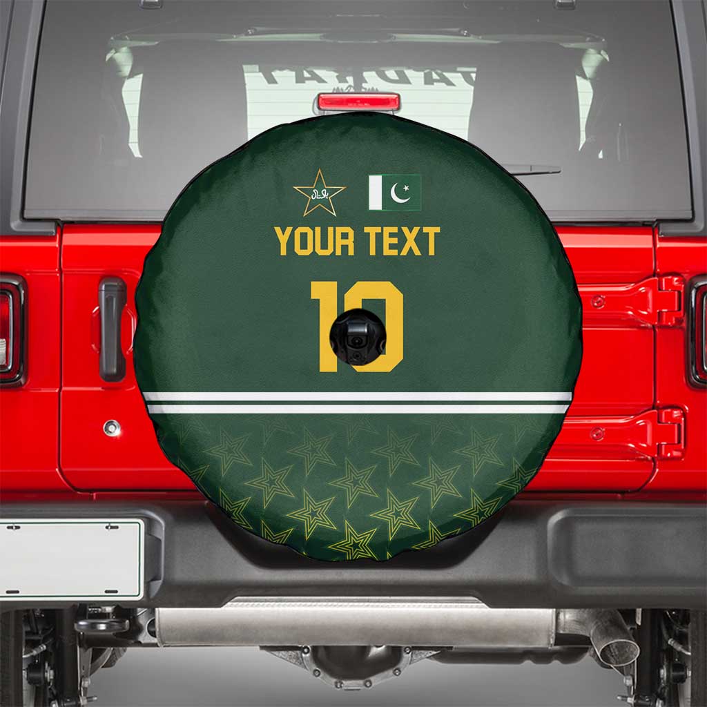 Custom Pakistan Men in Green Cricket-The Super Stars Spare Tire Cover