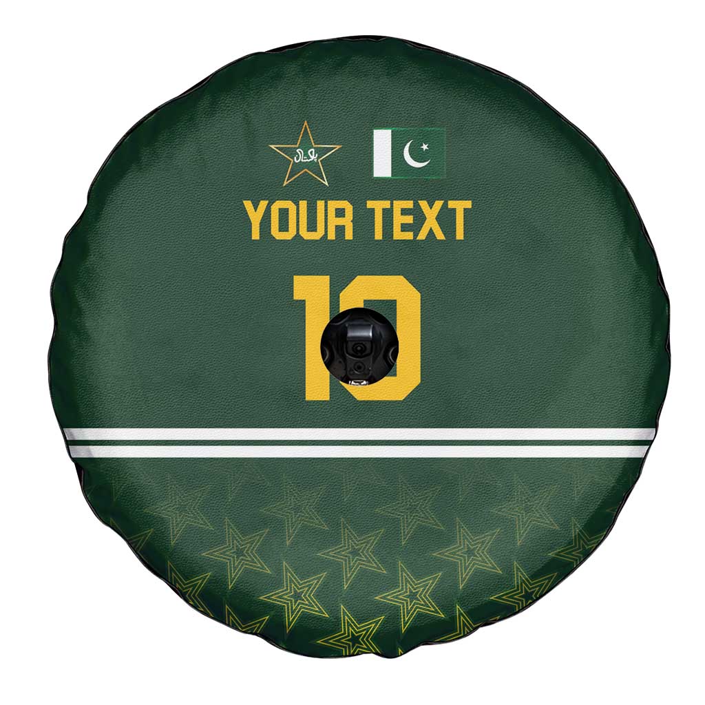 Custom Pakistan Men in Green Cricket-The Super Stars Spare Tire Cover