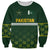 Custom Pakistan Men in Green Cricket-The Super Stars Sweatshirt