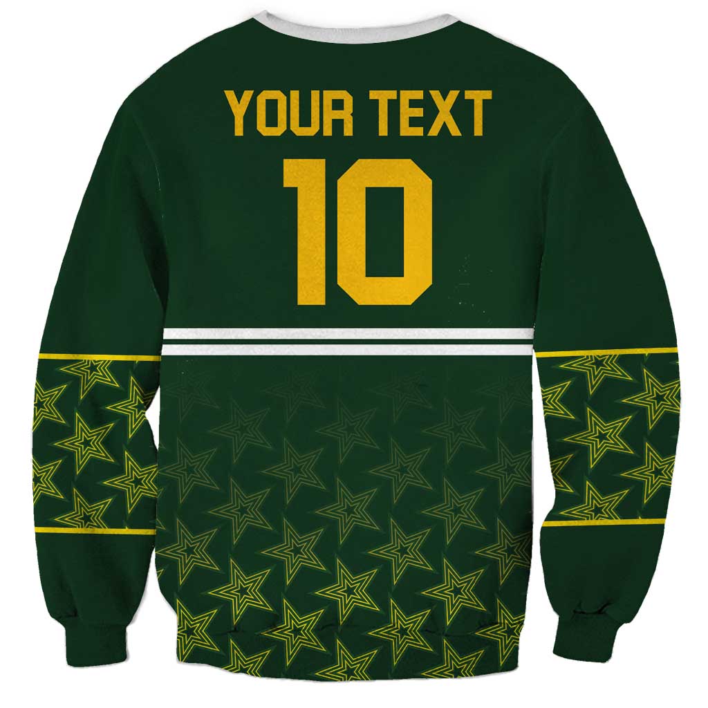 Custom Pakistan Men in Green Cricket-The Super Stars Sweatshirt