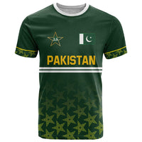 Custom Pakistan Men in Green Cricket-The Super Stars T Shirt