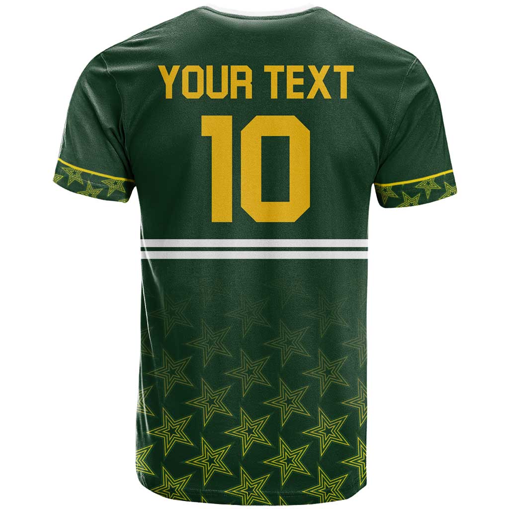 Custom Pakistan Men in Green Cricket-The Super Stars T Shirt