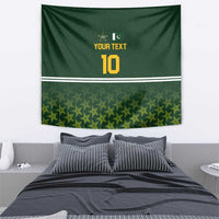 Custom Pakistan Men in Green Cricket-The Super Stars Tapestry