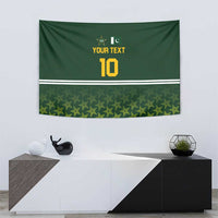 Custom Pakistan Men in Green Cricket-The Super Stars Tapestry