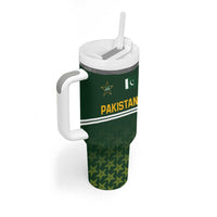 Custom Pakistan Men in Green Cricket-The Super Stars Tumbler With Handle