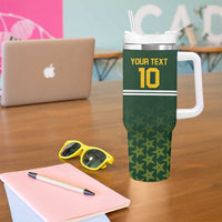 Custom Pakistan Men in Green Cricket-The Super Stars Tumbler With Handle