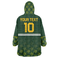 Custom Pakistan Men in Green Cricket-The Super Stars Wearable Blanket Hoodie
