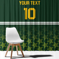 Custom Pakistan Men in Green Cricket-The Super Stars Window Curtain